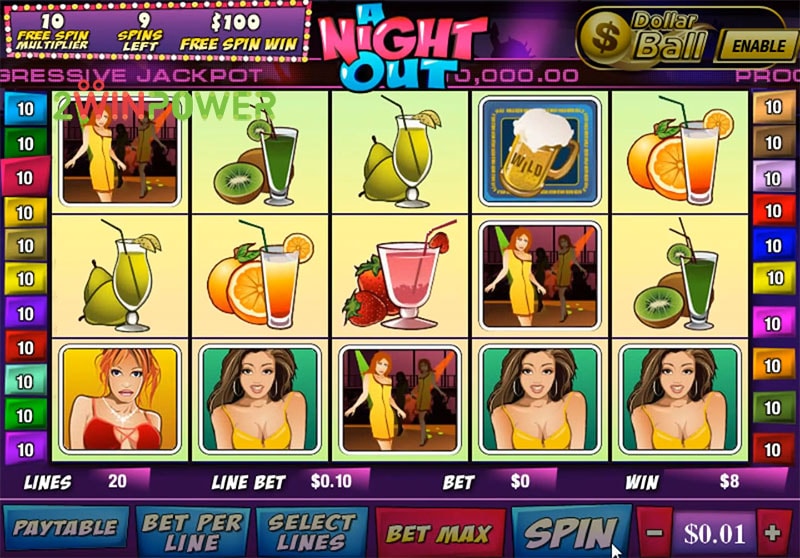 Игровые автоматы «A night Out» в казино Эльдорадо